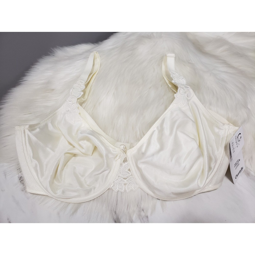 NEW CHANTELLE HEDONA Full Figure Seamless Underwire Minimizer Bra 2031 42C IVORY